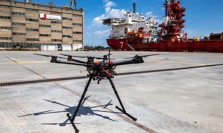 Specjalistyczne usługi dronem w Gdański Park Naukowo-Technologiczny